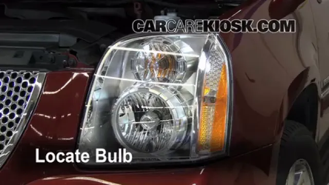 2008 GMC Yukon Denali 6.2L V8 Luces Faro delantero (reemplazar foco)